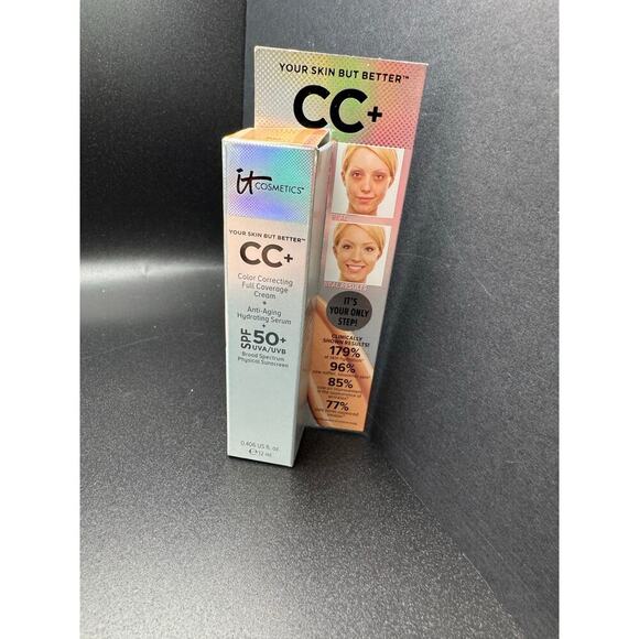 It Cosmetics Color Correcting Full Coverage Cream + Anti-Aging Hydrating Serum - Picture 2 of 6